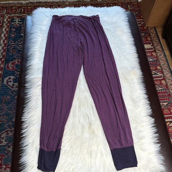 GAP Body Navy and Purple Striped PJ Pants - Picture 4 of 5